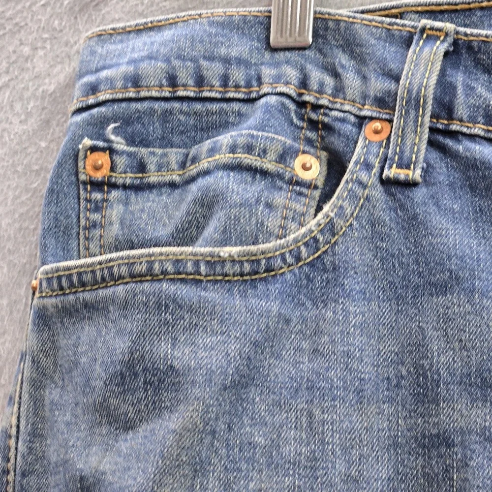 Levi's 511 Men Jeans 34X32 Blue Denim Slim Fit